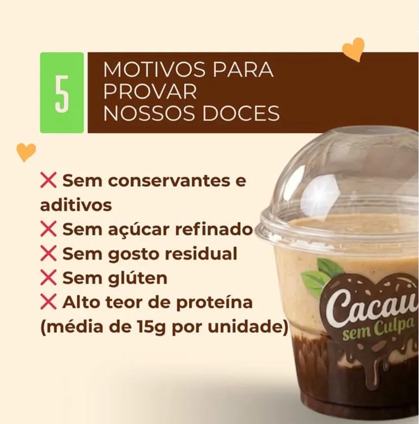 Cacau sem Culpa no estilo de vida fitness
